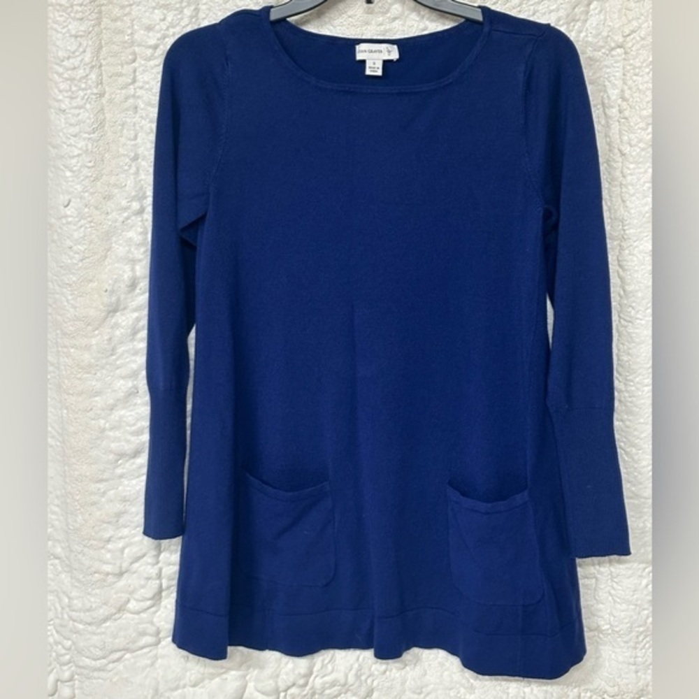 Susan Graver Blue tunic with pockets women’s‎ small